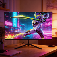 Moniteur de jeu pas cher de 27 pouces, 2K 100Hz 1ms IPS 2560x1440, écran incurvé pour PC de jeu, Xbox, PS5