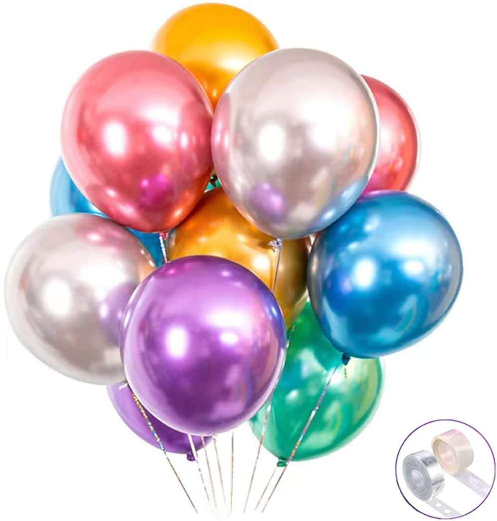 Balloons Wholesale 100% Latex Balloon Metallic Color Printable Helium Ballons