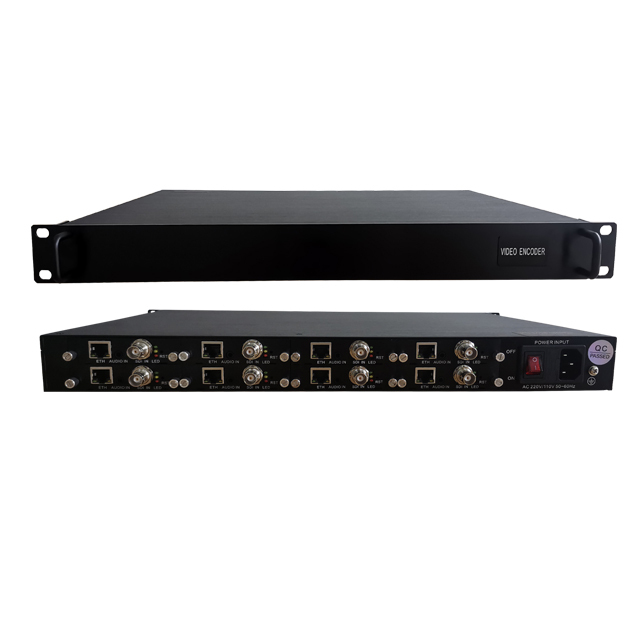For Streaming Box Low Cost 8 in 1 SDI Channels HLS H.264 H.265 1080p for Streaming Encoder Main/Sub Stream COL8208S