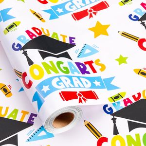 White color printed graduation season gift wrapping <b>paper</b> customizable gift wrapping <b>paper</b> graduation gift wrapping <b>paper</b> - Product Image 1