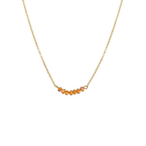 Dainty 316l שרשרת קריסטל נירוסטה חמש שרשרת פנינים צפות פנינה צפה עבור מתנת חתונה - Product Image 6