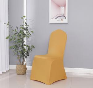 Housses de chaise colorées personnalisées noires et événements de fête à manger élastiques Housses de chaise élastiques en différentes couleurs - Product Image 6