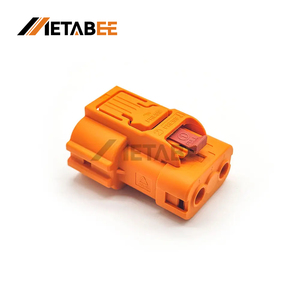 EV High Voltage Connector 2 Pin <strong>Plug</strong> 40A 6mm2 Wire HVIL Power Terminal A-Key Battery Port Socket IP67 1000V DC Waterproof - Product Image 5