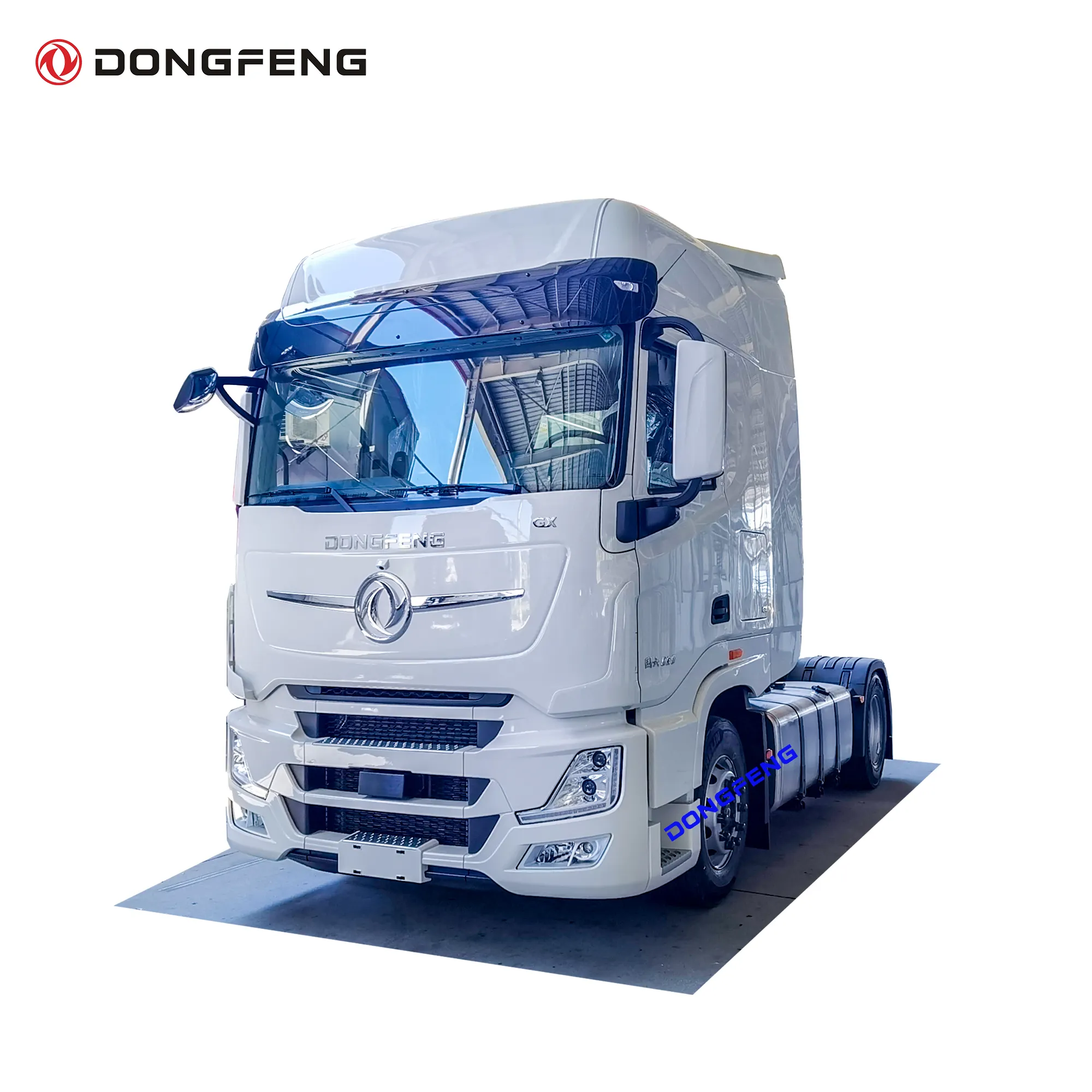 Testa del camion di Dongfeng 4x2 con il camion del trattore di rimorchio di progettazione del cambio di AMT da 45 tonnellate