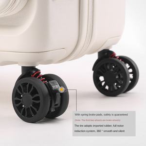 กล่องซิปกระเป๋านีโอพรีนเปิดด้านหน้า20นิ้วกล่องขึ้นเครื่องรถเข็นอเนกประสงค์ตั้งรหัสผ่านการเดินทางผู้ชายผู้หญิง - Product Image 4