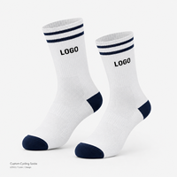 Chaussettes de cyclisme de haute qualité pour équipes, respirantes, avec soutien de la voûte plantaire et coussinets, idéales pour l'entraînement