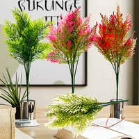 Feuilles de fougère artificielles de haute qualité et durables, bouquets d'algues marines en plusieurs couleurs pour la décoration de la maison, du jardin et des mariages