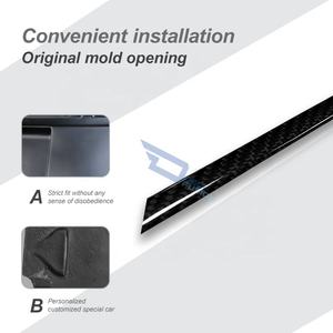 Pour Subaru BRZ ZD8 2022 et Toyota GR86 ZN8, garniture de tableau de bord côté passager en fibre de carbone sèche de style OE, LHD - Product Image 3