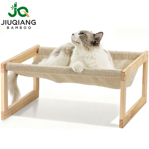 JQ Grote Ademende Verhoogde Kattenhangmat Hondenbed voor Buiten en Binnen - Product Image 1