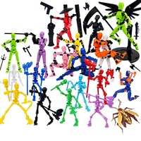 Cross-Border <strong>Best</strong>-<strong>Selling</strong> Plastic Multi-Jointed Action Figure Lucky 13 Birthday Doll Ornament Trendy Minifigure 3D Toy