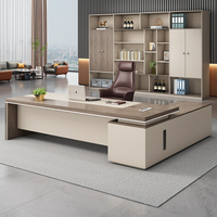 Meubles de bureau de direction de haute qualité, nouveau design, vente en gros, bureau de PDG, table de bureau de direction