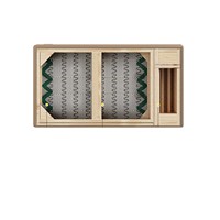 Canapé moderne en tissu noir pour petits salons avec design vintage à lignes droites, options deux/trois places, style Bauhaus confortable