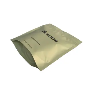 Bajo MOQ Etiqueta Privada 200g polvo de colágeno de bolsas para embalaje de polvo de proteína de productos bolsas de pie - Product Image 1