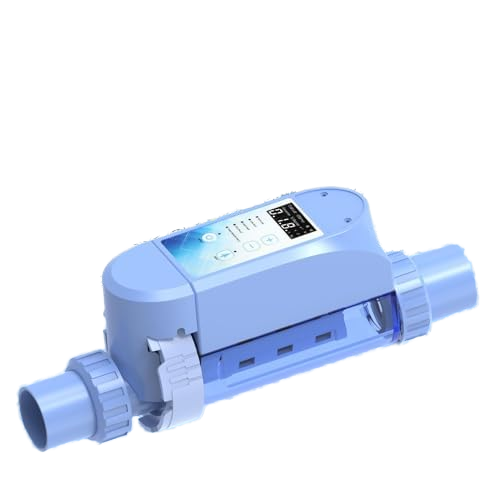Smart Digital Panel Blue Salt Chlorine Generator up to 16,000 Gallons Pool System Plastic Material for Saltwater Pool