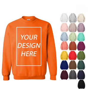 Felpa da uomo con scollo a girocollo da uomo in cotone Unisex con stampa personalizzata all'ingrosso 300gsm - Product Image 1