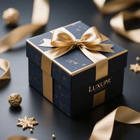 Luxe Regalo Vert Mariage Demoiselle D'honneur Vêtements Emballage En Relief Ruban Noeud Papillon Magnétique Pliant Boîte De Papier pour Sous-Vêtements Cadeau