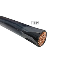 Câble Guowang 600V en cuivre massif/câble toronné THW THWN THHN, isolé en PVC, gaine en nylon, fil chauffant 12AWG