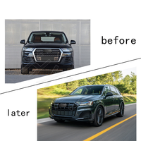 Kit carrosserie HXHY pour Audi Q7 2016-2019 et SQ7 2020-2023 : Pare-chocs avant et contour de phares en plastique pour un fini parfait
