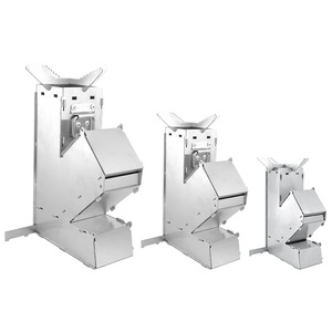 <span class=keywords><strong>Estufa</strong></span> <span class=keywords><strong>Rocket</strong></span> Portátil Desmontable de Acero Inoxidable Reforzado, Kit para Encender Fuego con Leña para Exteriores, Plateado, Tamaños S/M/<span class=keywords><strong>L</strong></span> - Product Image 1