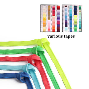 Haute Qualité Écologique Durable 5 #   Fermeture éclair en <span class=keywords><strong>résine</strong></span> autobloquante à dents de maïs, à glissière ouverte, pour vêtements - Product Image 6