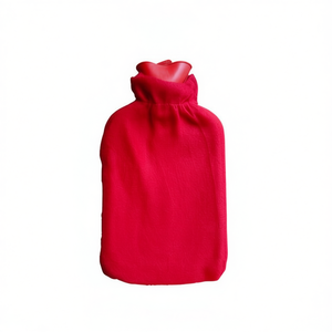 Single Color Elastic Closure Hot Water Bottle 2048ml Red For Warmth Relief - Product Image 2