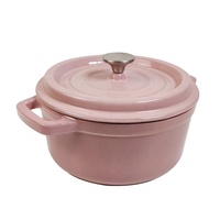 Casserole en fonte émaillée multifonctionnelle Four hollandais avec couvercle