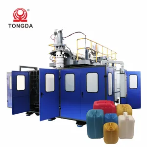 High speed double station 5 gallon oil drum 20l hdpe extrusion blow molding machines