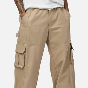 Pantalones Cargo de Hombre, Estilo Urbano, de Algodón, Corte Holgado, Pierna Ancha, con Múltiples Bolsillos, Personalizables, Nueva Moda OEM - Product Image 4