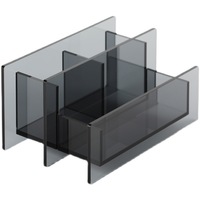 Support de télécommande en acrylique en stock – Organisateur de bureau, table basse, salle de bain, coiffeuse – Simple, moderne, minimaliste