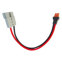 Câble d'alimentation/de charge en cuivre étamé 10AWG 50A ANDS vers XT60I-F avec broches de signal 1.5m IP65