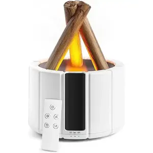 3d fire bonfire humidifier 280ml air humidificador aroma diffuser with remote control