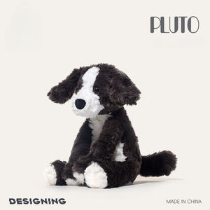 Peluche de Algodón Ultra Suave, Adorable Perrito Sentado, Border <span class=keywords><strong>Collie</strong></span>, Zorro, Animal de Peluche, Compañero Acurrucable, Regalo Unisex, 24cm-30cm - Product Image 5