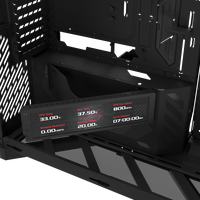 Nouveau boîtier panoramique ROG Cronox GR801 EATX Full Tower 2026 avec écran LCD de 9,2 pouces et verre trempé incurvé pour ordinateur