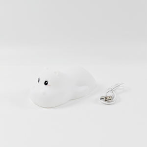 Lampe de nuit multicolore mignonne Kawaii <span class=keywords><strong>Hippo</strong></span> en silicone pour bébé <span class=keywords><strong>Veilleuse</strong></span> rechargeable pour enfants pour la chambre à coucher - Product Image 6