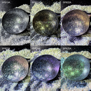 Многоцветные перламутровые тени для век Sheenbow с микрочешуйками и кристальным блеском для потрясающего сияния - Product Image 2