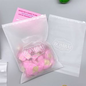 Custom Matte Print PE Ziplock Poly <b>Zip</b> Lock Frosted Plastic Packaging Bag for Clothes - Product Image 1