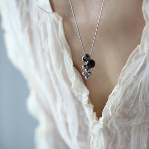 Collar con cuentas llamativas, joyería de moda moderna, cadena de Metal mixto de moda, colgante atrevido contemporáneo, collares, accesorios para mujer - Product Image 1