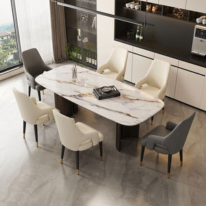 Chaise d'Hôtel Italienne Simple et Moderne de Luxe Accessible <span class=keywords><strong>Scandinave</strong></span> Tabouret de Table à Manger Haut de Gamme pour Maison et Restaurant - Product Image 4