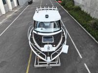 Bateau en aluminium Allheart, catamaran, 6,5 m/7,5 m, bateau de pêche et de plongée commercial, polyvalent