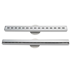 New ống nước phụ kiện tắm kênh Slim chèn thép không gỉ dài tuyến tính thoát nước sàn lọc cống vòi hoa sen thoát nước sàn - Product Image 1
