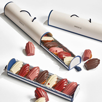 Luxuriöse Ramadan Eid Geschenkbox mit Zugband für Kekse und Nüsse, Anpassbare Schubladenbox für Kuchen, Schokolade und Macarons