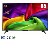 Téléviseur intelligent 85 pouces DVB-T2 LED Android, best-seller du fabricant, disponible en SKD et CKD pour l'Asie du Sud-Est et l'Amérique du Sud
