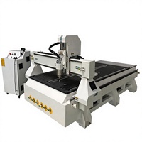 Machine de gravure CNC 1325 (1300 x 2500 mm) pour le bois, à broche unique, facile à utiliser, avec aspiration pour portes d'armoires de cuisine