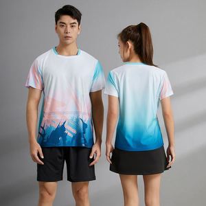 Maglia traspirante personalizzata da ping pong gonna da <span class=keywords><strong>pallavolo</strong></span> uniforme nazionale di Badminton e <span class=keywords><strong>Set</strong></span> corto per gli uomini delle donne - Product Image 3