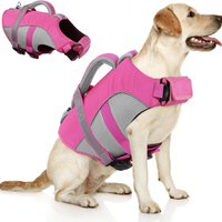Gilet de sauvetage pour chien en maille à drainage rapide, fabriqué en usine, populaire, solide, pour piscine, plage et entraînement