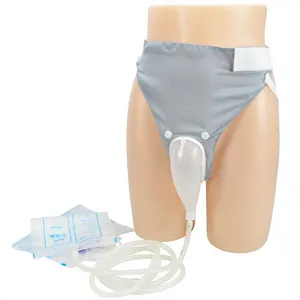 Adult Male Reusable Plastic Sterile 2000ml Medical Urine Collection Drainage Bag For Collecting Urine