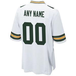Livraison directe broderie Green Bay Packerses maillot de football américain Josh Jacobs Doubs Tucker Kraft maillots d'uniforme de football - Product Image 4