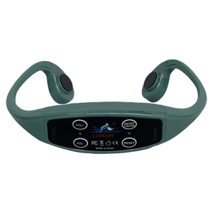 Casque à conduction osseuse pour le sport avec affichage numérique de l'indicateur de batterie pour la natation, le travail et la communication, livré avec un émetteur - Product Image 1