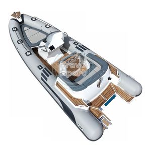 Bote Inflable Semirrígido <span class=keywords><strong>Zodiac</strong></span> Rib580 de 20 pies con Casco de Hypalon/PVC y Motor Eléctrico de Fibra de Vidrio - Product Image 3