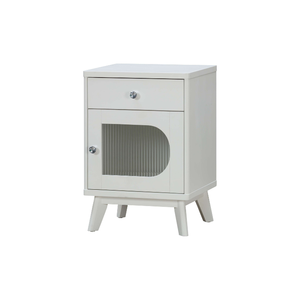 EVEREST Collection Solid Pine Wood Modern Bedroom Home Furniture Durable Storage Wooden Nightstand <b>Bedside</b> Table - Product Image 1